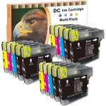 15x cartouches d'encre compatibles pour brother lc - 980 / 1100 pour brother mfc - 6490cw mfc - 6890cdw ...