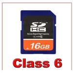 16 go sd hc 16 go class 6 carte m�moire secure digital