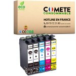 Comete - 16xl - 5 cartouches d'encre compatible avec epson 16 xl t1631 stylo plume - pour cartouche epson ... Comete - 16xl - 5 cartouches d'encre compatible avec epson 16 xl t1631 stylo plume - pour cartouche epson ...