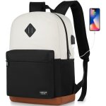 17, 3 pouces sac a dos d'ecole pour filles et garons, sac a dos pour ordinateur portable avec port de ...
