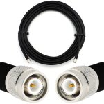 1m tnc m�le vers tnc m�le c�ble coaxial - hf400 flexible 50 ohm c�ble d'extension (�quivalent lmr400 ...