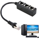 1pice repartiteur rj45 pour cble ethernet, repartiteur rj45, repartiteur cable ethernet rj45 1 mle ...