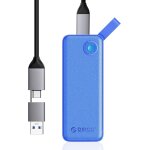 1to ssd externe portable jusqu'a 1050 mo / s, disque dur externe ssd avec cble usb c et a 2 en 1, compatible ...