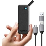 1to ssd externe portable jusqu'a 460 mo / s, disque dur externe ssd avec cble usb c et a 2 en 1, compatible ...
