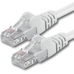 1x 1m cble rseau cat6 cat 6 - rj45 ethernet lan dsl routeur modem - blanc[shu06066]
