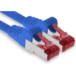 1x 7, 5 m c�ble de raccordement cat6 s / ftp pimf blindage cat. 6 c�ble r�seau rj45 c�ble ethernet dsl ...