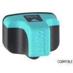 1x haute capacit� cartouche d'encre compatible - light cyan pour hp / photosmart / psc c7288 c8100 c8180 ...