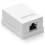 1x prise réseau cat 6a 1x prise rj45 ftp blindé montage mural ethernet 10 gbit lan câble de brassage ... 1x prise réseau cat 6a 1x prise rj45 ftp blindé montage mural ethernet 10 gbit lan câble de brassage ...