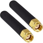 2, 4 ghz / 5, 8 ghz antenne wifi 2dbi de routeur wlan connecteur rp - sma mle 5 cm pour camra de scurit ...