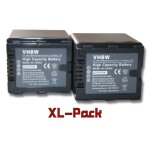 2 batteries 2200mah pour camscope panasonic hc - x900, hc - x900m, hc - x909