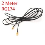 2 mtres rf - sma mle  mle prise m - m rf coaxial queue de cochon rg174 rallonge cble adaptateur ...