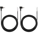 2 pcs cble audio / vido 1, 5 m avec fiche rca vers haut - parleur, fiche rca mle vers fil nu, extrmit ...
