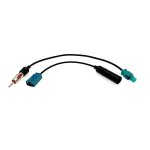 2 pices fakra z mle et femelle vers din mle cble de connexion, adaptateur d'antenne audio, antenne ...