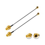 2 pices u. f. l1  rp - sma femelle cble coaxial faible perte 8  / 20cm u. f. l1 1. 13mm mini - coaxial ...