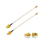 2 pièces u. f. l1 vers sma femelle câble coaxial faible perte 4 / 10cm u. f. l1 rg178 rf coaxial pigtail ... 2 pièces u. f. l1 vers sma femelle câble coaxial faible perte 4 / 10cm u. f. l1 rg178 rf coaxial pigtail ...