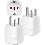 ¿2 pices adaptateur prise inde, adaptateur voyage accessoires, eu vers prise de type d, adaptateur ...
