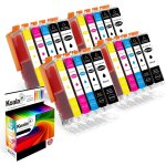 20 cartouches d'encre / cartouches d'encre multipack de rechange pour canon pgi - 525 / cli - 526 compatible ...