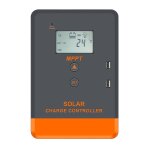 (20a) 12 volts / 24 volts rgulateur de tension automatique mppt pour panneau solaire avec cran lcd