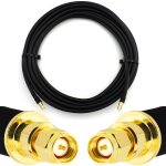 20m sma m�le vers sma m�le c�ble coaxial - hf400 flexible 50 ohm c�ble d'extension (�quivalent lmr400 ...