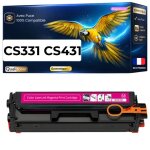 20n20m0 toner magenta compatible pour lexmark cx331 cx431 avec puce haute capacit� rendement 1500 pages ...