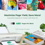 21 xl cartouches d'encre remanufactures pour hp 21xl pour hp deskjet 3910 3920 3930 f4180 psc 1401 1402 ...