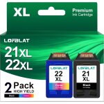 21xl 22xl cartouches d'encre compatibles pour hp 21 22 pour deskjet f380 f390 d2360 d2460 3940 d1530 ... 21xl 22xl cartouches d'encre compatibles pour hp 21 22 pour deskjet f380 f390 d2360 d2460 3940 d1530 ...