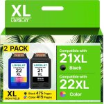 21xl 22xl cartouches d'encre compatibles pour hp 21 22 pour deskjet f380 f390 d2360 d2460 3940 d1560 ... 21xl 22xl cartouches d'encre compatibles pour hp 21 22 pour deskjet f380 f390 d2360 d2460 3940 d1560 ...