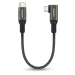 240w usb c to usb c cable short 20cm, 48v / 5a pd qc 4. 0 type c cable angled fast charge with e - mark ...