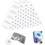 25 rouleaux papier thermique pour appareil photo enfant, recharge papier imprimante thermique blanc pour ... 25 rouleaux papier thermique pour appareil photo enfant, recharge papier imprimante thermique blanc pour ...