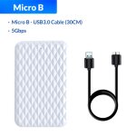 2520u3 - wh - orico botier ssd portable, botier de disque dur externe, prise en charge uasp hd, 2. ...