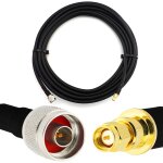 25m sma m�le vers n m�le c�ble coaxial - hf400 flexible 50 ohm c�ble d'extension (�quivalent lmr400 uf ...