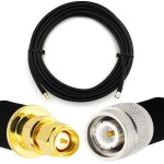 25m tnc m�le vers sma m�le c�ble coaxial - hf400 flexible 50 ohm c�ble d'extension (�quivalent lmr400 ...