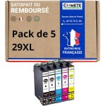 29xl - 5 cartouches compatibles avec epson 29 xl fraise - multipack pour xp - 342 xp - 352 xp - 452 xp ...