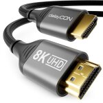 2m 8k hdmi 2. 1 cble (48g, ultra haute vitesse) 8k@60hz 4k@120hz 2k@144hz / 165hz earc hdcp 2. 3 / 2. ...