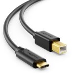 2m cble usb 2. 0 mle type c vers usb b cble de donnes cble d'imprimante compatible avec apple huawei ...