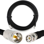 2m pl259 vers bnc mle uhf cble coaxial tanche ip67 - hf400 flexible 50 ohm cble d'extension (quivalent ...