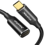 2pack 1m cable rallonge usb c, usb 3. 2 cable usb c mle vers femelle prend 10gbps sync 100w charge pour ...