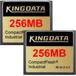 2pack 256mo carte mmoire compact flash industrielle fat16 type i pour equipements industriels et appareils ...