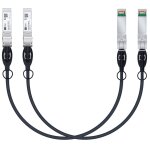 2pack cble sfp + dac 10gb / s, 0, 25m (0, 8ft), cble sfp + 10gbase cu passif  paire torsade directe ...