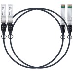 2pack cble sfp + dac 10gb / s, 1m (3, 3ft), cble sfp + 10gbase cu passif  paire torsade directe en ...