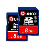 2pcs - carte mmoire sd qumox sdhc 8 go classe 10