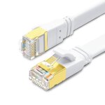 2pcs cat 8 cble ethernet 2m rj45 cable internet haut dbit 40gbps 2000mhz blind lan cble rseau plat ...