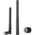 2pcs dual band wifi antenna 2. 4ghz 5ghz 5. 8ghz antenna 3dbi mimo sma male antenna for wifi router wireless ...