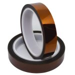 2pcs kapton haute temp�rature r�sistant, ruban masquage polyimide, pour imprimante 3d, le soudage, le ...