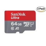 2pcs sandisk ultra 64 go micro sd sdxc class 10 uhs - i 120mb / s