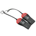2pcs usb 2. 0 lecteur de carte m�moire card adaptateur corde pour micro sd m2