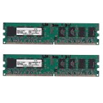 2x 2 go ddr2 pc2 - 6400 800 mhz 240 broches 1, 8 v m�moire ram dimm pour amd (2 go / 800 w)
