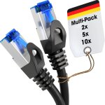 2x 3m - cble ethernet, cble rseau, rj45 / lan, disponible en 0, 25 - 30m (10gbps, vitesse de fibre ...