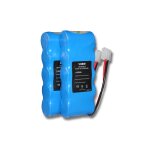 2x batterie ni - mh 2000mah (6v) vhbw pour outils bosch roll - lift k10, roll - lift k12, bosch rollfix ...