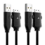 2x cble usb lecteur mp3 data et charge de 1. 5m compatible avec samsung yp - k3 yp - k5 yp - p2 yp - ...